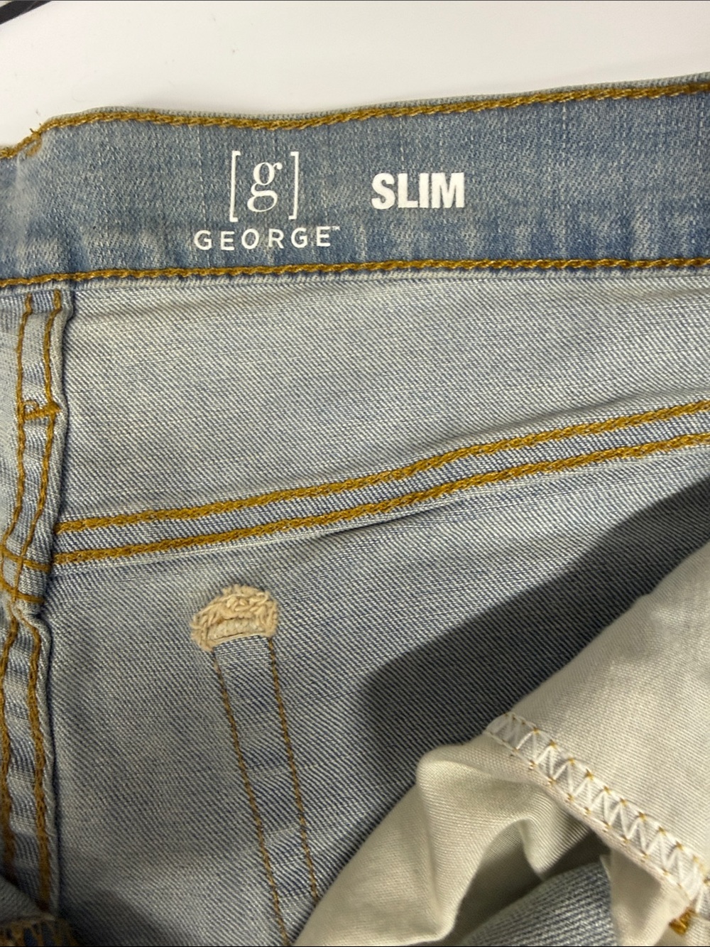George Slim Light Wash Men's Jeans